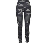 Women's Knit Leggings Urban Classics Camo Tech Noir XS