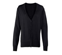 Womens Knitted Cardigan Button Through V Neck Sweater Ladies Work Wear Jumper