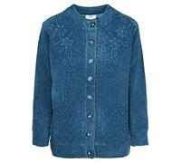 Womens Knitted Cardigans with Floral Embroidery Chunky Cable Designer Button Cardigan Crew Neck (Large/X-Large, Sand) (Small/Medium, Green)