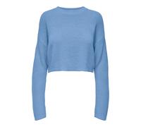 Women's knitted crop sweater Only Malavi Bleu S