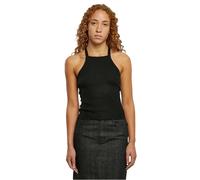 Women's knitted cross-back tank top Urban Classics Rib Noir XL