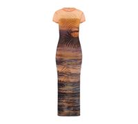 Women's knitted dress Guess Beach Sunset Marron L