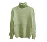 Womens Knitted Jumpers Christmas Tops 2024 Trendy European and American Solid Color Loose Ladies Sweater 2023 Spring and Autumn One Word Shoulder Exposed Shoulder Hood Jacket Pale (Green, One Size)