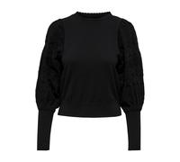 Women's knitted round neck sweater Only Melita Black S