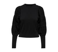 Women's knitted round neck sweater Only Melita Noir XS