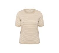 Women's knitted sweater KAFFE Curve Lizzy NO Beige S