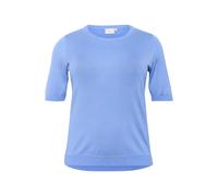 Women's knitted T-shirt KAFFE Curve Lizzy Bleu S