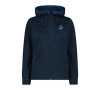 Women's knitted technical hoodie CMP Bleu L