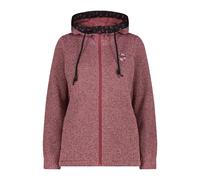 Women's knitted technical hoodie CMP Rouge M
