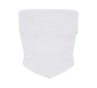 Women's knotted bandeau top Urban Classics Blanc L