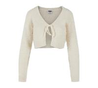 Women's knotted feather cardigan Urban Classics Blanc 4XL
