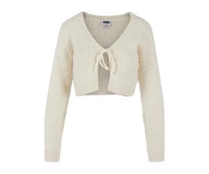 Women's knotted feather cardigan Urban Classics Blanc XL