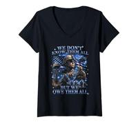 Women's Know Them All But We Owe Them All We Don T V-Neck T-Shirt