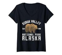 Womens Kobuk Valley National Park V-Neck T-Shirt