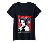 Womens Kocho Shinobu Delicate Flower Poison V-Neck T-Shirt