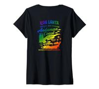 Womens Koh Lanta Dive Adventure Andaman Coast V-Neck T-Shirt