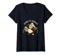 Women's Kung Fu Panda V-Neck T-Shirt