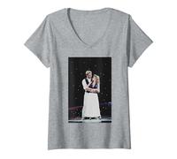 Womens Kylie Minogue Jason Donovan Live Especially For You V-Neck T-Shirt
