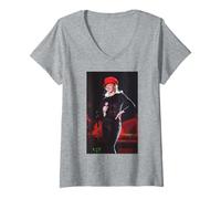 Womens Kylie Minogue Live Enjoy Yourself Tour 1990 V-Neck T-Shirt