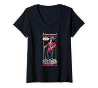 Womens L’Olonnois - Butcher of The Spanish Main V-Neck T-Shirt
