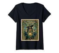 Women's La Diablesse - Caribbean Folklore African Mythology Africa V-Neck T-Shirt