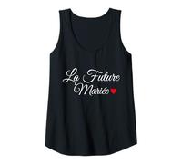 Womens La Future Mariée Tee Fiancée Mariage Fête Tank Top