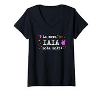 Women's La iaia Mola Molt, Dia de la mare, Regal, àvia, Grandma V-Neck T-Shirt