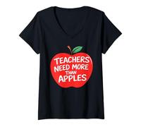 Women's LA Teacher Strike Student Protest Los Angeles Educator 2026 V-Neck T-Shirt