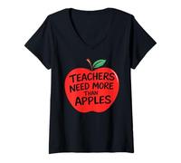 Women's LA Teacher Strike Student Protest Los Angeles Educator 2026 V-Neck T-Shirt