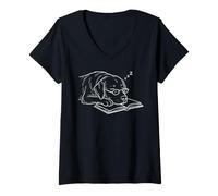 Women's Labrador Retriever Dog Lover Owner V-Neck T-Shirt