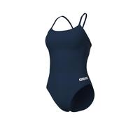 Women's lace back one-piece swimsuit Arena Solide Blue 42