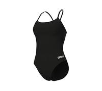 Women's lace back one-piece swimsuit Arena Solide Noir 32