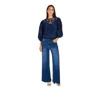 Women's lace blouse Derhy Bali Bleu S