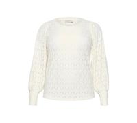 Women's lace blouse KAFFE Curve Tina Blanc S