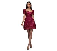 Women's lace dress Goddiva Mini Rouge 42