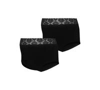 Women's lace panties Mamalicious Heal Heal HW (x2) Noir M/L