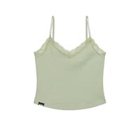 Women's lace tank top Superdry Essential Vert M