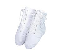 Womens Lace Up Dance Shoes Womens Latin Dance Shoes Soft Stretchable Trainers Jazz Performance Trainers Ladies Ballroom Sneakers Modern Stage Sneakers for Child, Kids, Adults, Teens White