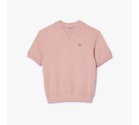 Women's Lacoste Natural Dyed Fleece T-Shirt in Pink