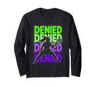 Women's Lacrosse Denied Goalie Lockdown Defense Quote Long Sleeve T-Shirt