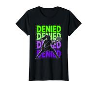 Women's Lacrosse Denied Goalie Lockdown Defense Quote Value Graphic T-Shirt