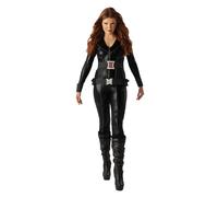 Womens Ladies Black Widow Costume Marvel Avengers Superhero Adult Fancy Dress