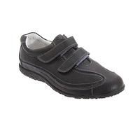 Womens Ladies Extra Wide EEE Fit Velcro Casual Shoes Size 3-9 Black (3)