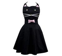 Womens Ladies Kitty Cat Apron Kitchen Baking Cooking Dress Up Cosplay Anime