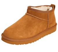 Women's Ladies MX60L Faux Suede Classic Micro Cozy Slipper Boots - Soft, Comfortable & Stylish Indoor Footwear (Chestnut, 7 UK)