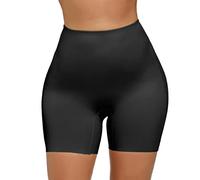 Womens Ladies Shapewear Tops 2024 High Waisted Body Shaper Shorts Thigh Slimmer Womens Waist Trainer Corset (Black, L)