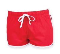 Womens Ladies Shorts Summer Holiday Sports Fitness Retro Adults Cotton Hot Pants