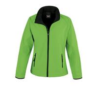 Womens Ladies Soft Shell Jacket Zip Up Fleece Lined Waterproof Windproof XS-2XL