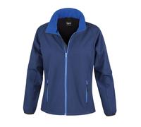 Womens Ladies Softshell Jacket Fleece Lined Full Zip Windproof Showerproof Coat