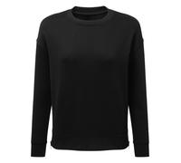 Womens Ladies Sweatshirt Side Zip Crew Neck Pullover Sweat Top Jumper 2XS - 4XL